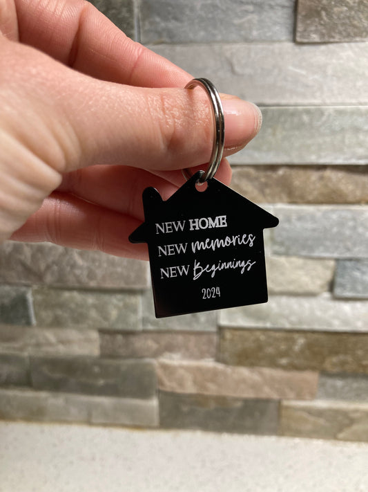 2024 New Home Key Chain