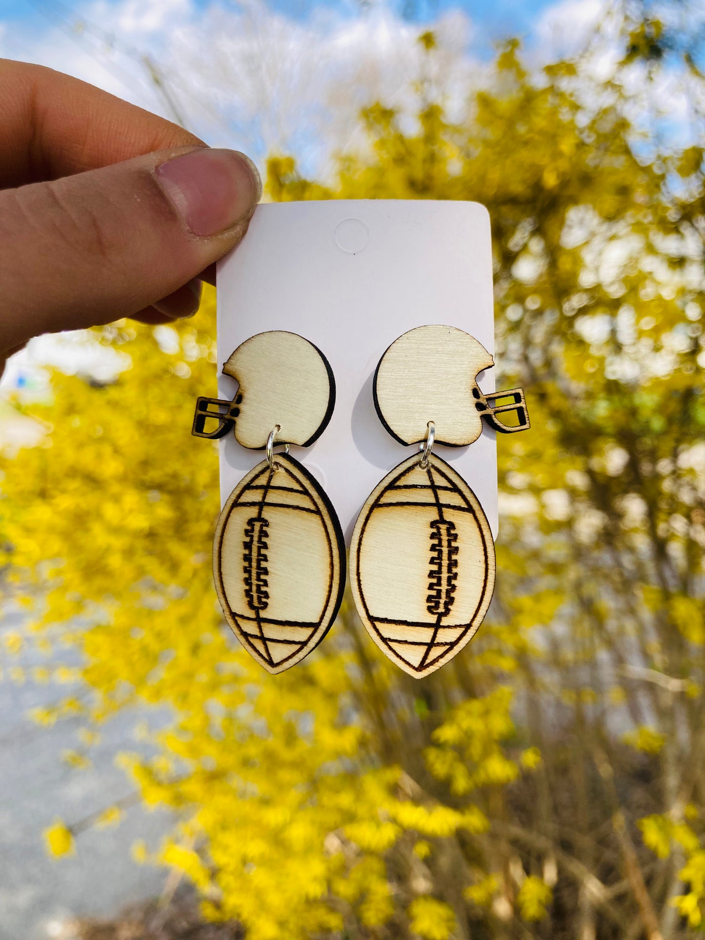 Football Earrings